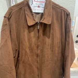 Greg Norman Brown Zip Up Jacket Size Large